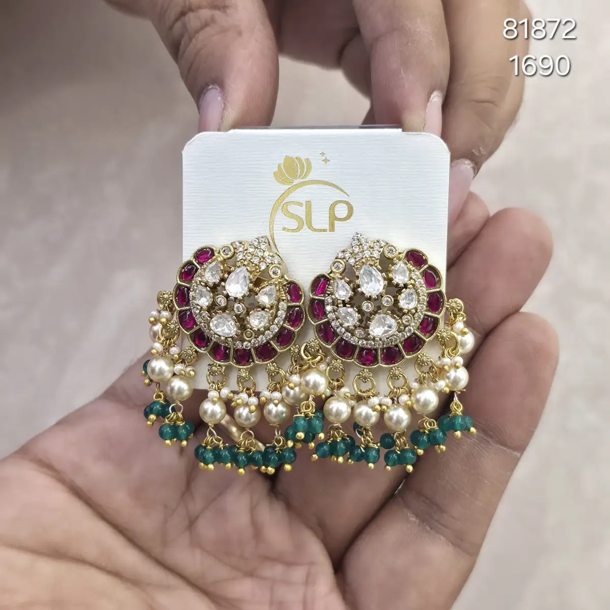 KUNDAN EARRINGS 81872